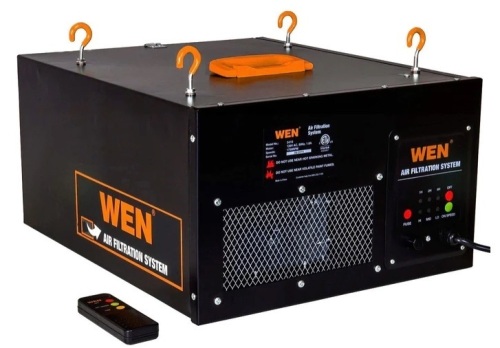 WEN 3410 3-Speed Remote-Controlled Air Filtration System (300/350/400 CFM)$159.99 - Lot 258