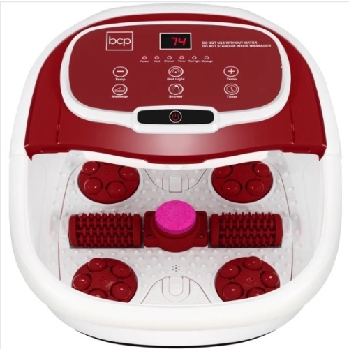 Automatic Heated Shiatsu Massage Foot Bath Spa w/ Pumice Stone $109.99 - Lot 127