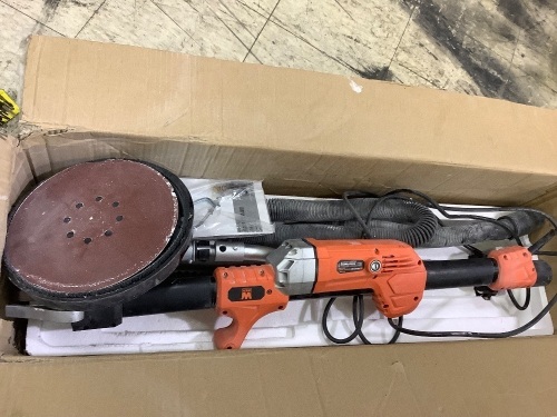 WEN DW6395 Variable Speed 6.3-Amp Drywall Sander with Mid-Mounted Motor$145.73 (Does not power on) - Lot 263