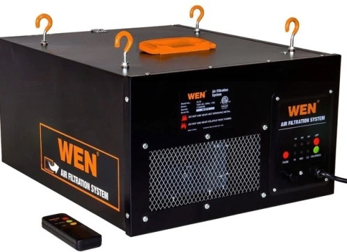 WEN 3410 3-Speed Remote-Controlled Air Filtration System (300/350/400 CFM) $159.99 - Lot 271A