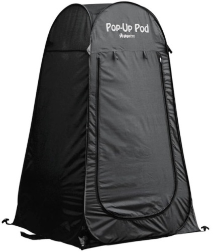 GigaTent Pop Up Pod Changing Room Privacy Tent – Instant Portable Outdoor Shower Tent, Camp Toilet, Rain Shelter for Camping & Beach – Lightweight & Sturdy, Easy Set Up, Foldable - with Carry Bag $39.99 - Lot 187