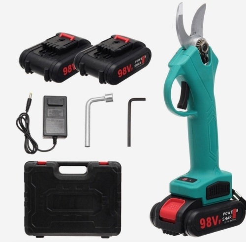 Cordless Electric Pruning Shears Secateur Scissors Cutting Box W/2x Batteries - Lot 302