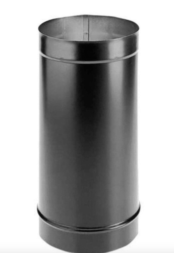 6" x 24" DuraBlack Single-Wall Black Stove Pipe - 6DBK-24 - Lot 397