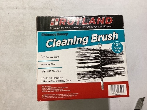 Chimney Sweep® Round Poly Cleaning Brush 10" - Lot 399