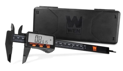 WEN 10761 Electronic 6.1-Inch Digital Caliper with LCD Readout and Storage Case - Lot 361