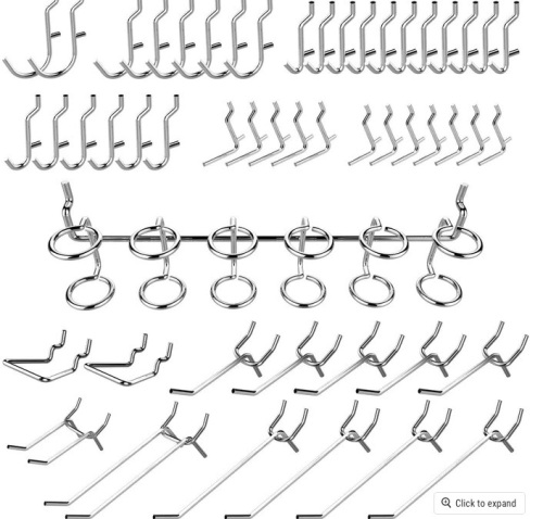 WEN WB050A Pegboard Accessory Kit, 50-Piece - Lot 372