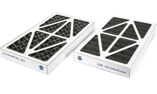 WEN AF9165C 5-Micron Activated Carbon Outer Air Filter for Allergen and Odor Removal, Two Pack (for 400 CFM Air Filtration Systems) $38.78 - Lot 346
