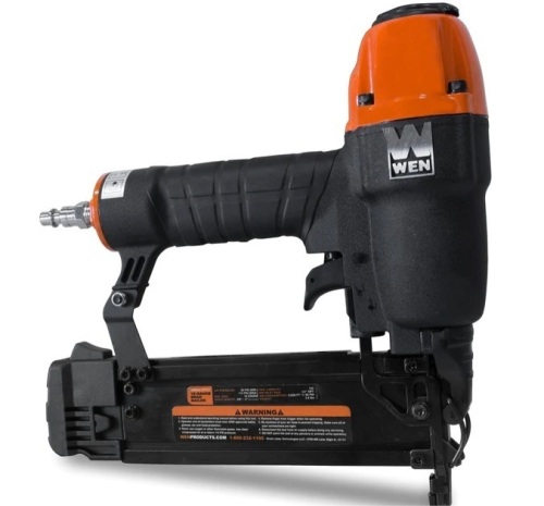 WEN 61721 18-Gauge 3/8-Inch to 2-Inch Pneumatic Brad Nailer $31.52 - Lot 356