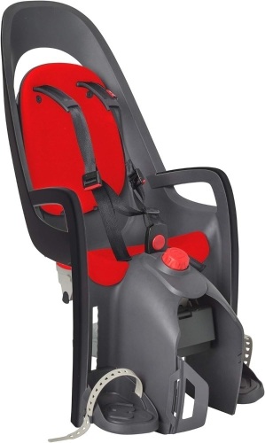 Hamax Caress Rear Child Bike Seat - Rack Mount, Ultra-Shock Absorbing, Adjustable to Fit Kids (Baby Through Toddler) 9 mo - 48.5 lb. - Lot 9232