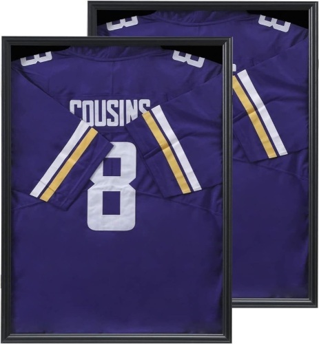 Jinchuan Jersey Frame Display Case Large Frames Shadow Box Lockable with UV Protection for Baseball Basketball Football Soccer Hockey Sport Shirt - Lot 9237