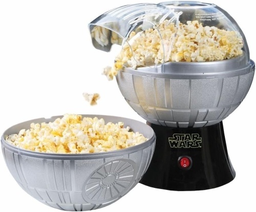 Uncanny Brands Star Wars Death Star Popcorn Maker - Hot Air Style with Removable Bowl - Lot 9276