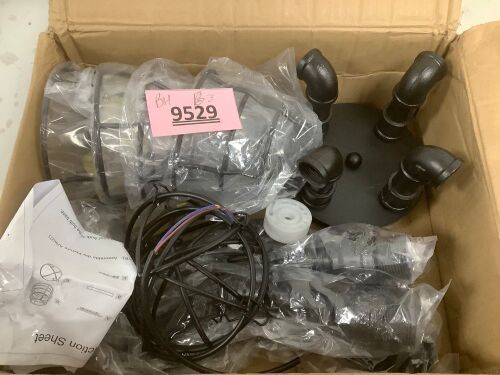 Industrial Style Light Fixture - Lot 9529