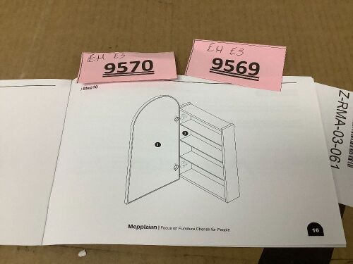 Vanity Mirror - Lot 9569