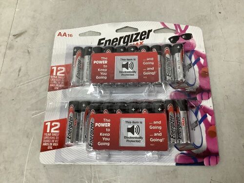 Energizer Max Double A TWO Pack - Lot 9701