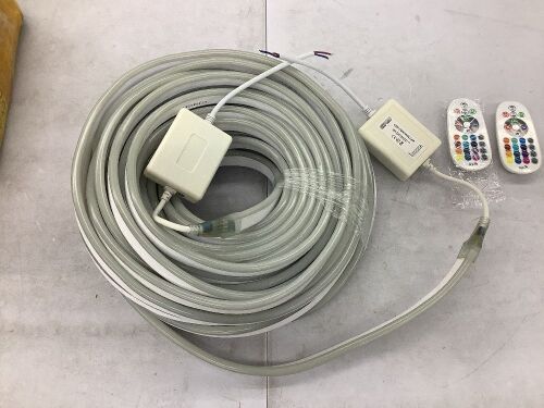 12V LED RGB Strip Light 100'  - Lot 102