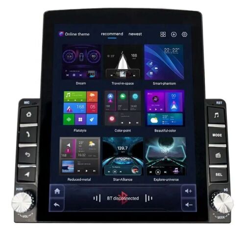 9.7" Tesla Style 2 Din Built-In Vertical Screen Car Media Player  - Lot 131