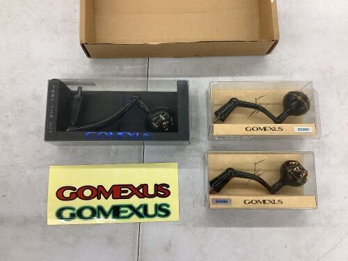 Lot of (3) Gomexus Plug & Play Power Handle for Penn Battle Reels - Lot 150