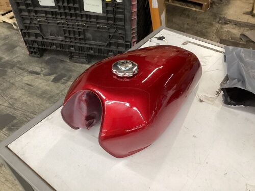 Motorcycle Gas Tank, Unknown Fit - Scratched - Lot 175