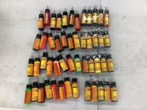 Lot of Eternal Ink Tattoo Inks - Mostly New - Lot 221
