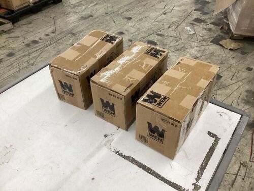 Lot of (3) WEN 6528 3.8-Amp 2-3/8 Inch Electric Hand Planer - Open Box, Uninspected - Lot 260