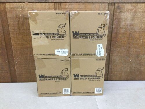 Lot of (4) WEN 6010 6-inch Random Orbit Waxer / Polisher - Lot 390
