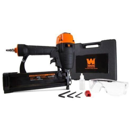 WEN 61764 16-Gauge Pneumatic Straight Finish Nailer with Carrying Case - Lot 414