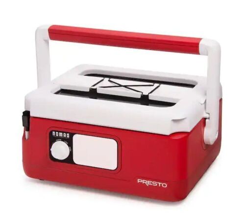 Presto 6 Qt. Nomad-Traveling Red Insulated Slow Cooker with Locking Lid  - Lot 619
