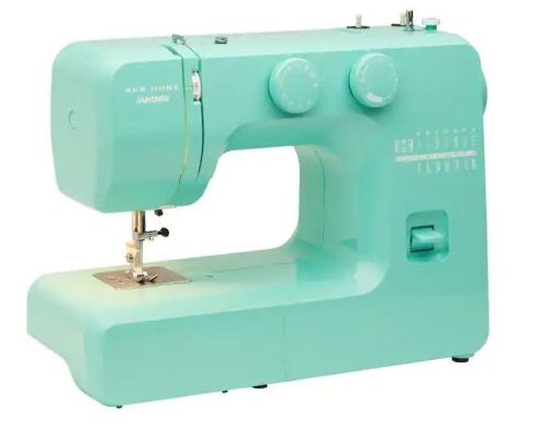 Janome Arctic Teal Crystal Easy-to-Use Sewing Machine - Lot 641