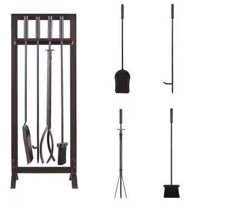 5-Piece Kempston Park Fireplace Tool Set - Lot 465