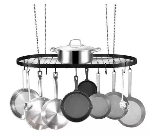 VEVOR 32 in. Hanging Pot Rack Ceiling Mount 80 lbs. Loading Weight  - Lot 585