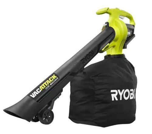 RYOBI 40V Vac Attack Cordless Battery Leaf Vacuum/Mulcher (Tool Only) - Lot 62