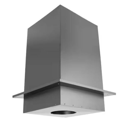 DuraVent DuraPlus 6 in. Square Ceiling Support Box and Trim Collar - 36 in. Tall - Lot 168