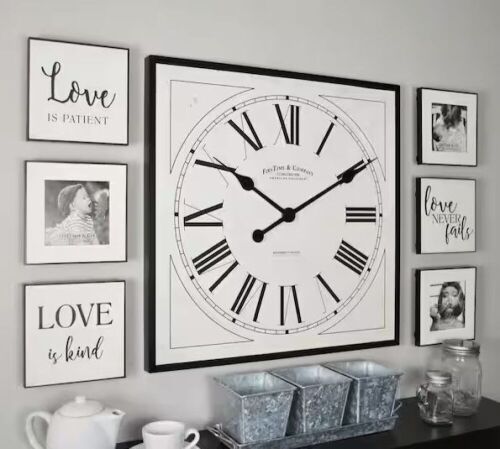 FirsTime 32 in. x 20 in. Love White Frame Gallery Set - Lot 271