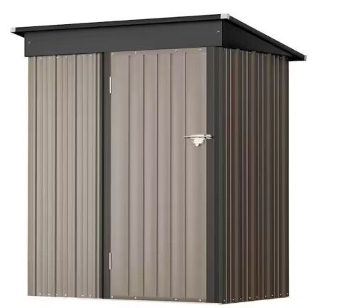 3 ft. W x 5 ft. D Outdoor Metal Storage Shed  - Lot 94