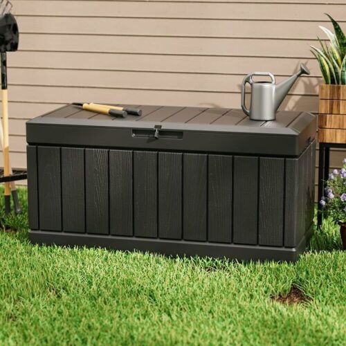 82 Gallon Outdoor Resin Deck Box  - Lot 348