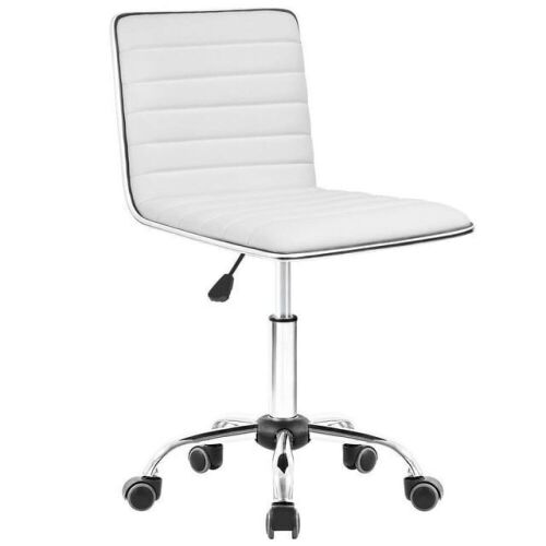 Faux Leather Mid Back Task Chair  - Lot 299