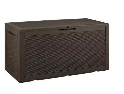 100 Gallon Outdoor Resin Deck Box  - Lot 356