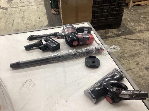 Tzumi ionvac Fusion Clean Cordless Hardwood Floor, Tile, Carpet, and Upholstery Stick Vacuum in Rose Gold  - Lot 668