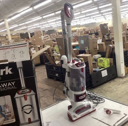 Shark Rotator Professional Lift-Away Bagless Corded HEPA Filter Upright Vacuum with XL Dust Cup in White - Lot 678