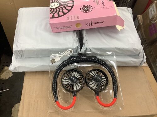 Lot of (5) Portable Hanging Neck Fan - Lot 276