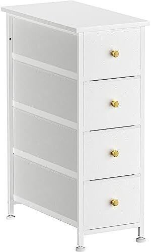 Lot of (2) Narrow Storage Tower with 4 Fabric Drawers - Lot 428
