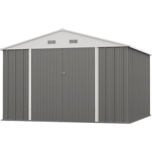 Patiowell 10-ft x 10-ft Galvanized Steel Storage Shed - Lot 12