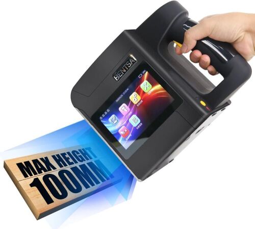 BENTSAI B85 Wide Format Handheld Inkjet Printer, Large Character Coding Machine Up to 3.93 inch Print Height - Lot 611