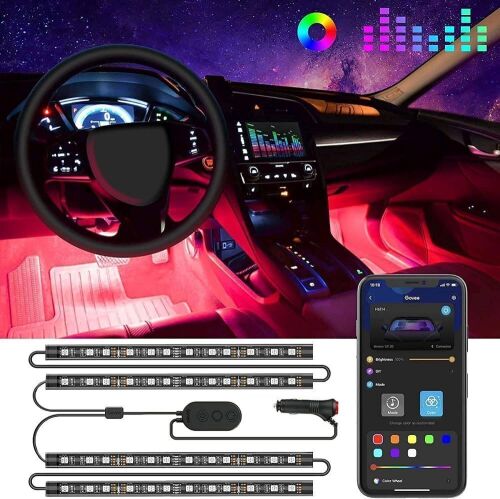 Govee RGB Car LED Strip Lights - Lot 651