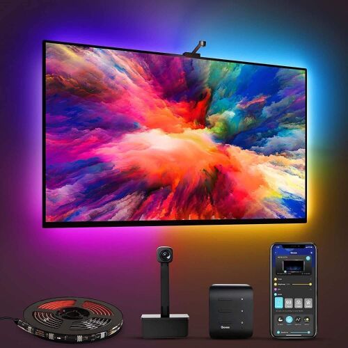 Govee DreamView T1 TV Backlight RGBIC LED WiFi Enabled 12.5' for TVs 55-65" - Lot 661