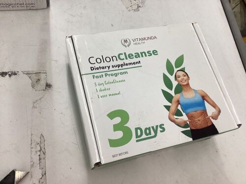 Vitamunda Health 3 Day Colon Cleanse Dietary Supplement, Best Before Sept 26 2023 - Lot 644