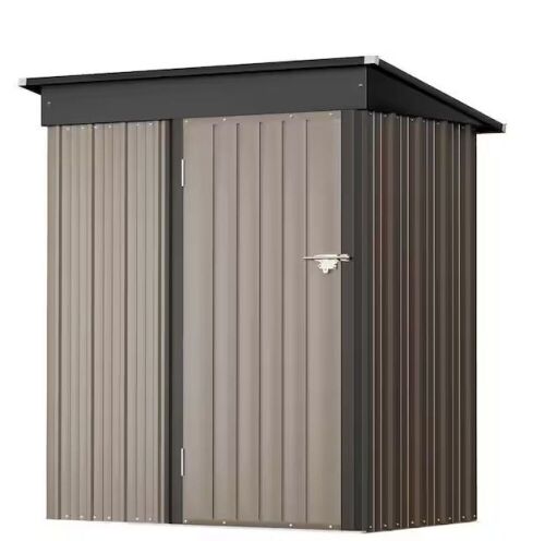3 ft. W x 5 ft. D Outdoor Metal Storage Shed - Lot 65