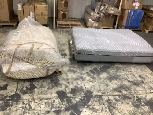 Lot of (2) Mattresses - 1 Queen, 1 King  - Lot 367