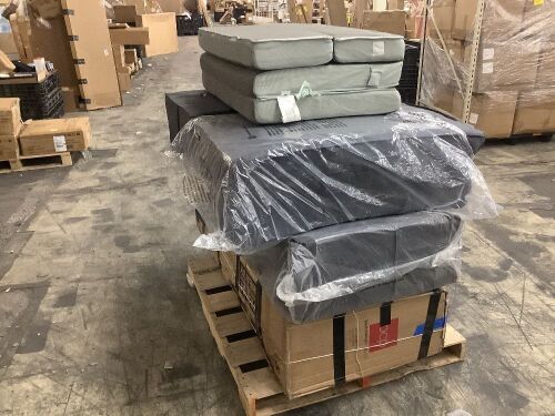 Lot of (5) Folding Portable Mattress Topper w/ Plush Foam - Lot 229