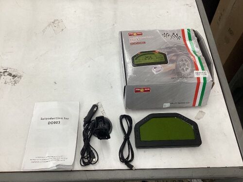OBD2 Bluetooth Dashboard LCD Screen Digital Gauge - Lot 676
